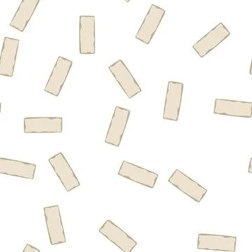 Pattern vintage horizontal blank paper banner with torn edges 库存插图