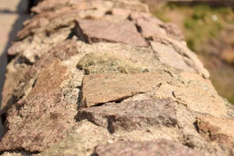 Pattern of Vintage Old Stone Wall Texture Dirty Old Texture Stock Photograph Stockfoto's