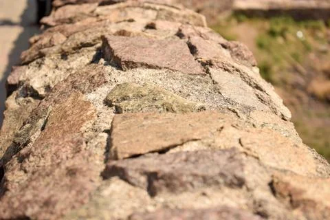 Pattern of Vintage Old Stone Wall Texture Dirty Old Texture Stock Photograph Stockfoto's