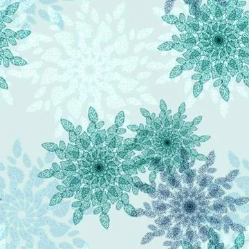 Pattern vintage pale  flower seamless Stock Illustration