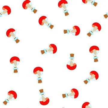 Pattern vintage potion bottle cartoon vector Stock Illustration