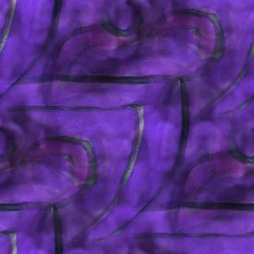 Pattern vintage purple paint design seamless watercolor texture Stock Illustration
