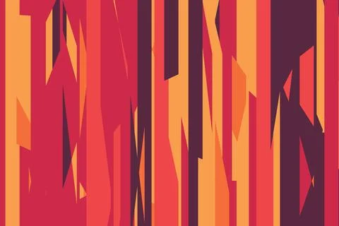 Pattern vintage vector with careless strokes as vertical lines. Abstract shar Illustrazione stock