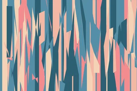 Pattern vintage vector with careless strokes as vertical lines. Abstract shar Stock Illustration