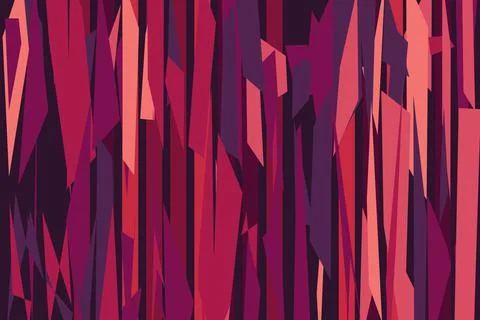 Pattern vintage vector with careless strokes as vertical lines. Abstract shar Stock Illustration