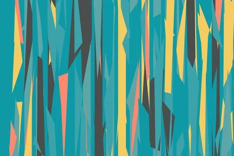 Pattern vintage vector with careless strokes as vertical lines. Abstract shar Stock Illustration