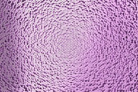 Pattern of violet brushed metal cylinders of different length Stock Illustration