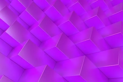 Pattern with violet rectangular shapes Illustrazione stock