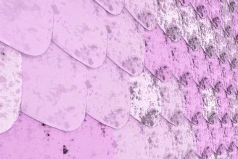 Pattern of violet rounded roof tiles Stock Illustration