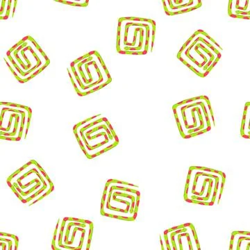 Pattern viper snake oriental cartoon vector Stock Illustration