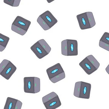 Pattern virus uv light sanitizer medical cartoon vector Illustrazione stock