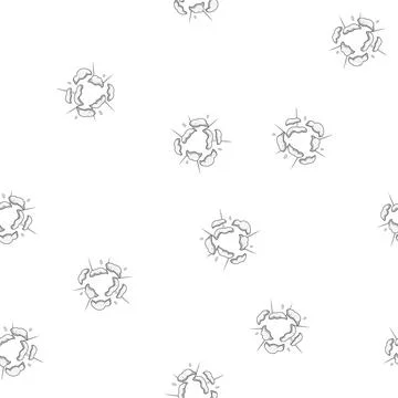 Pattern visibility dust burst cartoon vector Illustrazione stock