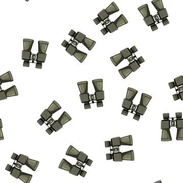Pattern vision binoculars cartoon vector Stock Illustration