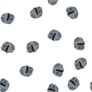 Pattern visor knight helmet cartoon vector Stock Illustration