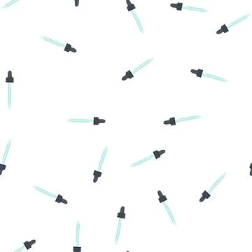 Pattern vitamin serum dropper cartoon vector Illustrazione stock