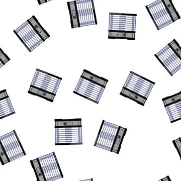 Pattern vitamin vegetable dryer cartoon vector Stock Illustration
