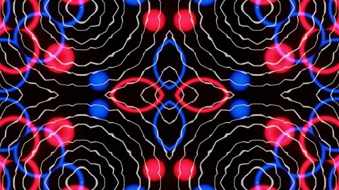 Pattern VJ Loop Abstract Bursts of Abstract Shapes Stock-Footage 172531099