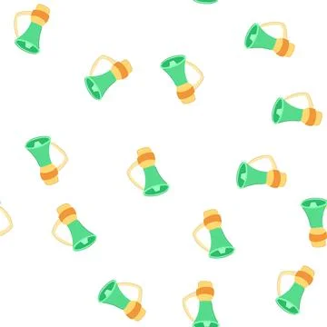 Pattern voice megaphone cartoon vector Stock Illustration