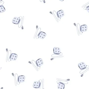Pattern voice power strip smart cartoon vector イラスト素材