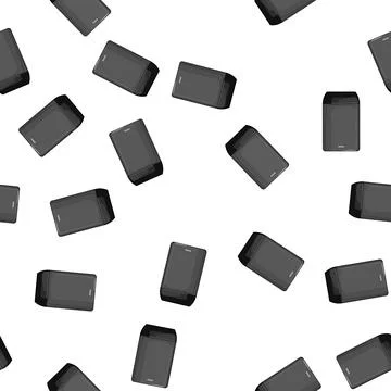 Pattern voice smart speaker cartoon vector 스톡 일러스트