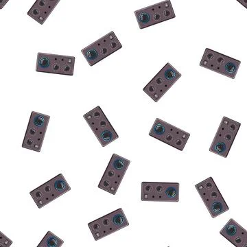 Pattern volume digital amplifier cartoon vector Stock Illustration