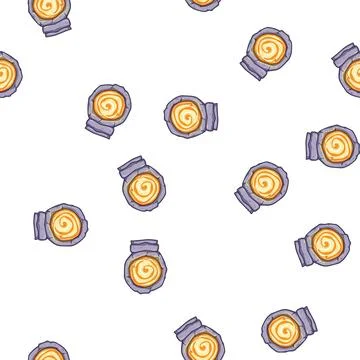 Pattern vortex magic door portal cartoon vector 库存插图