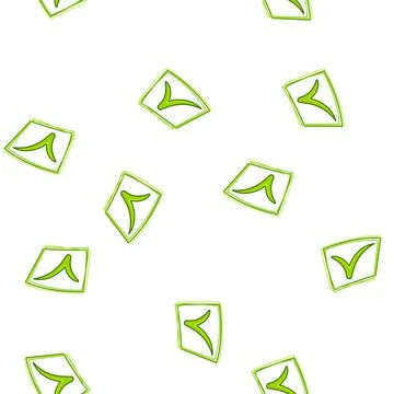 Pattern vote check mark cartoon vector Illustrazione stock