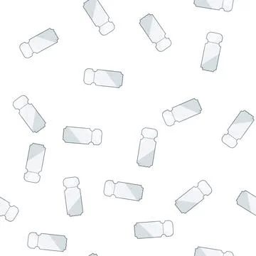 Pattern voucher ticket white cartoon vector Stock Illustration