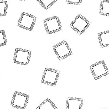 Pattern wafer microchip frame cartoon vector イラスト素材