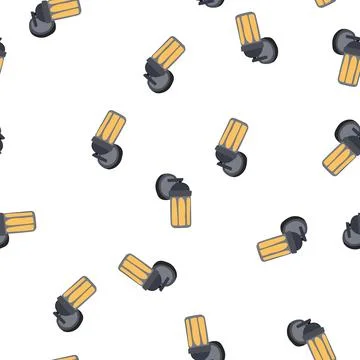Pattern wall exterior lamp cartoon vector Stock Illustration