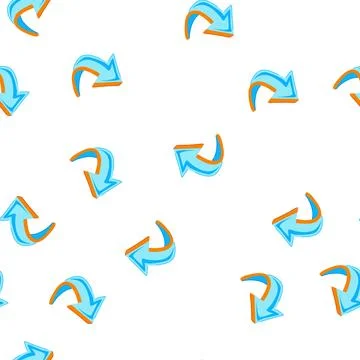 Pattern wall graffiti arrow cartoon vector Illustrazione stock