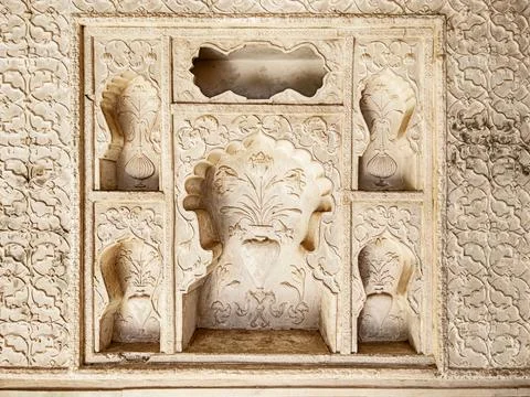 Pattern Of Wall Niches Stock Photos