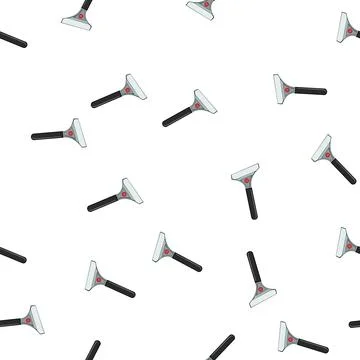 Pattern wall paint scraper cartoon vector Stock Illustration