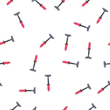 Pattern wall paint scraper cartoon vector Stock Illustration