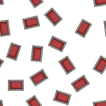 Pattern wall photo frame cartoon vector 스톡 일러스트