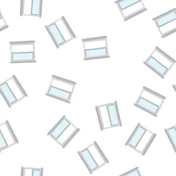 Pattern wall window frame cartoon vector イラスト素材
