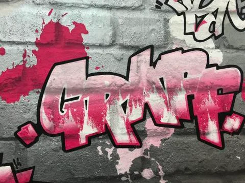 The pattern on the Wallpaper Foto stock