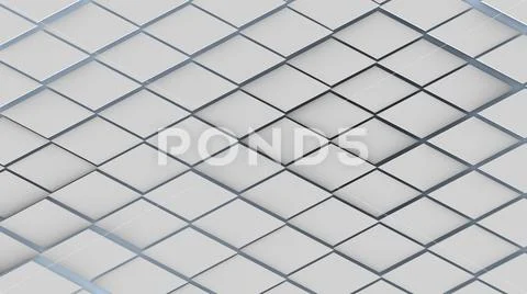 Pattern wallpaper turbulent wavy diamonds tiles on light blue background Stock Illustration