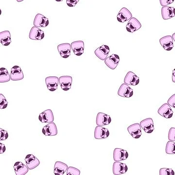 Pattern warm baby booties cartoon vector Stock Illustration