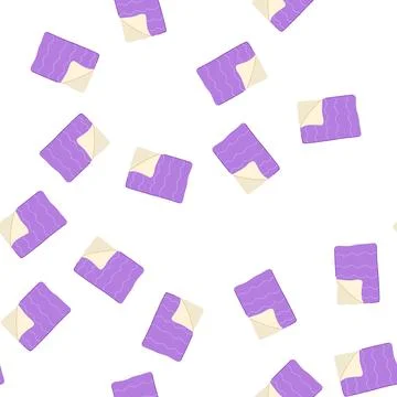 Pattern warm blanket baby cartoon vector 库存插图