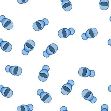 Pattern warmth ski mask cartoon vector Stockillustratie