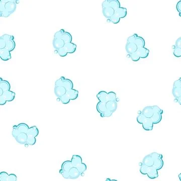 Pattern wash shampoo foam cartoon vector Stock Illustration