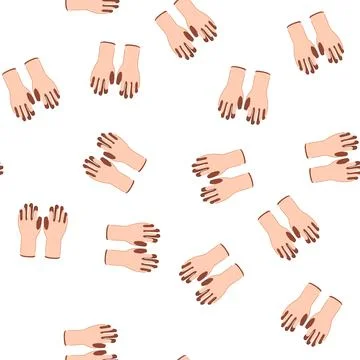 Pattern washable garden gloves cartoon vector 스톡 일러스트