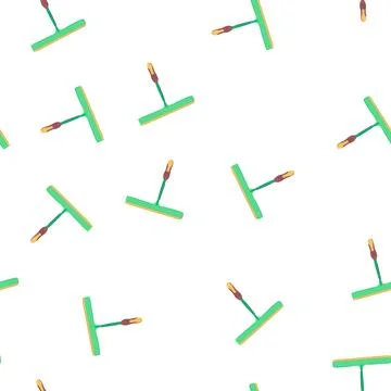 Pattern washer squeegee glass cartoon vector Stock Illustration