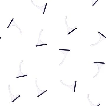 Pattern washer squeegee glass color icon vector Stock Illustration
