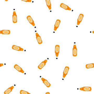 Pattern waste plastic soda bottle cartoon vector Stock Illustration