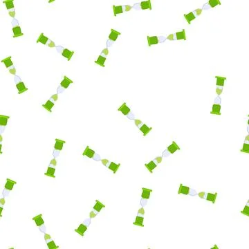 Pattern watch sandglass cartoon vector Stock Illustration