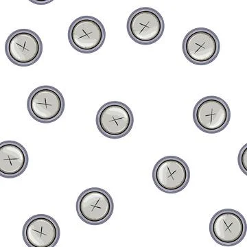 Pattern watch wall clock cartoon vector 스톡 일러스트