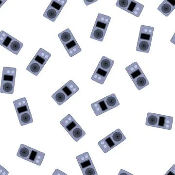 Pattern water action camera cartoon vector Stock Illustration