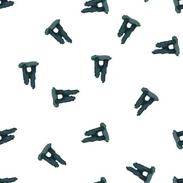 Pattern water aquarium stone cartoon vector 库存插图